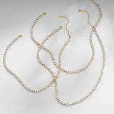 BARNA | Tennis Necklace Gold