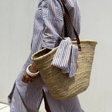 Corina | Classic Striped Maxi Shirt Dress