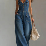 Precious | Octavie | Tuta in denim ampia