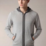 Santoni Extrafine Hoodie Grey