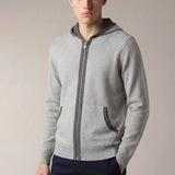 Santoni Extrafine Hoodie Grey