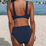 Noa™ | Solid High-Waisted Swimsuit