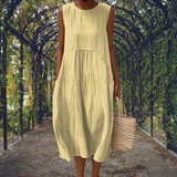 Genoveva | Maxi Dress Without Sleeves with Pockets
