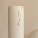Elisa – Delicate Gold Chain with Mini Cross