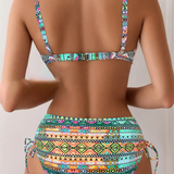 Jada™ | Sexy Ethnic Print Bikini Set