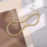 STAR | Chunky Cuban Link Gold Necklace