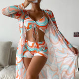 Gabriela™ | 3-Piece Printed Bikini Set