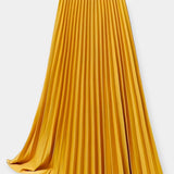 Satin Pleated Skirt