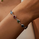 Exclusive bracelet with heart design