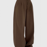 Sophie Wide Leg Pants with Drawstrings