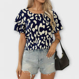 Evelyn - Daily Blouse with Round Neck