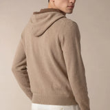 Santoni Extrafine Hoodie Cream