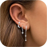 Pavlína – Elegant gold earrings with a contemporary design.