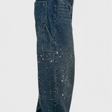 Dariya Cargo Balloon Jeans with Shine and Beaded Applications
