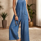 Solmira™ | Loose Denim Jumpsuit with Straps