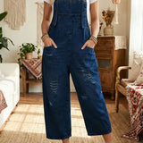 Aurevia™ | Vintage Look Denim Gardening Overall