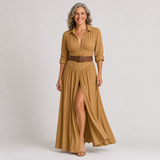 Lelivilia™ | Long Maxi Dress with V-Neck