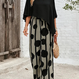 Valeriana™ | Asymmetrical Top and Boho Pants Set