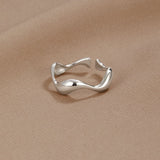 Waves – Elegant Minimalist Ring