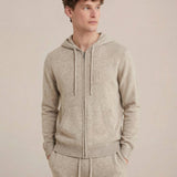 Beige Hooded Tracksuit
