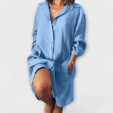 Clara | Summer Linen Blouse