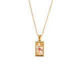Sabina – Gold Necklace with Elegant Pendant