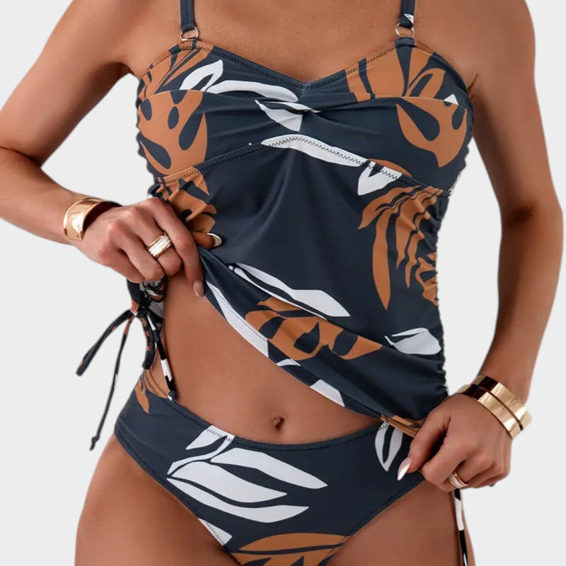 Carmen™ | Tropical Leaf Print Bikini