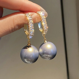 Rose Gold Earrings with Elegant Floral Design