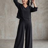 River™ | Layered Top and Wide Leg Pants Set