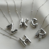 Irena – Gold Necklace with Initial Charm