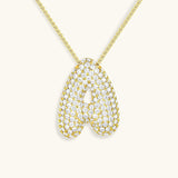 Melanie – Double Heart in Gold Necklace