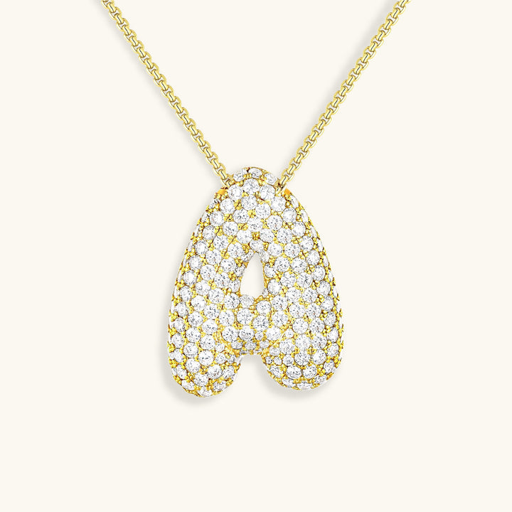 Melanie – Double Heart in Gold Necklace