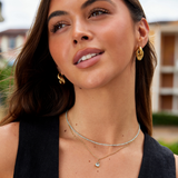 Alena – Gold Necklace with Delicate Round Pendant