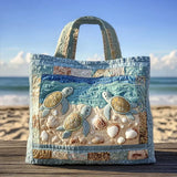 Handcrafted Quilted Bag with Turtle