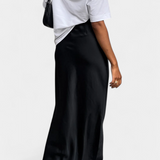 Fable Maxi Utility Skirt in Solid Design and Polished Style