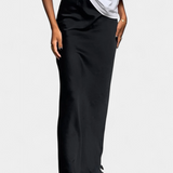 Fable Maxi Utility Skirt in Solid Design and Polished Style