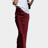 Fable Maxi Utility Skirt in Solid Design and Polished Style