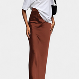 Fable Maxi Utility Skirt in Solid Design and Polished Style