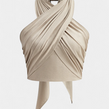 Lena | Cross Backless Top with Knot and Halter Style
