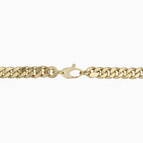 Vintage Cuban Collar in White Gold