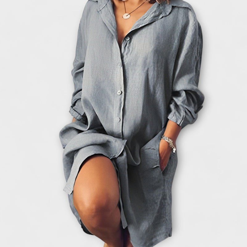 Clara | Summer Linen Blouse
