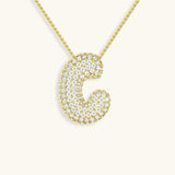 Melanie – Double Heart in Gold Necklace