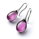 Kristyna – Drop Earrings with Crystals in Golden and Silver Tones