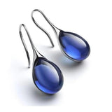 Kristyna – Drop Earrings with Crystals in Golden and Silver Tones