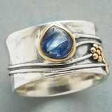 Gertrude – Meditation Ring with Czech Stones