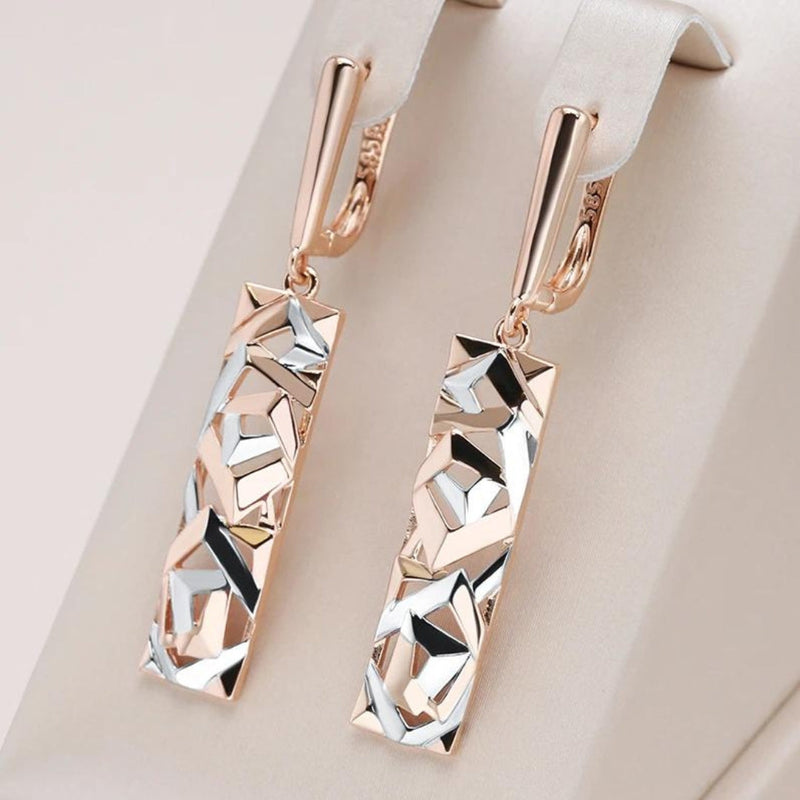 Tereza-Luisa – Silver earrings adorned with pearls and crystals