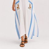 White Striped Alba Caftan