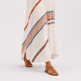 Amira White Ethnic Caftan