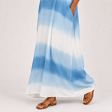 Jamila Blue Gradient Kaftan