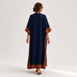 Samira Ethnic Blue Caftan